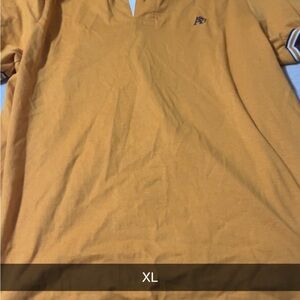 Aeropostale Men's Yellow Polo Shirt